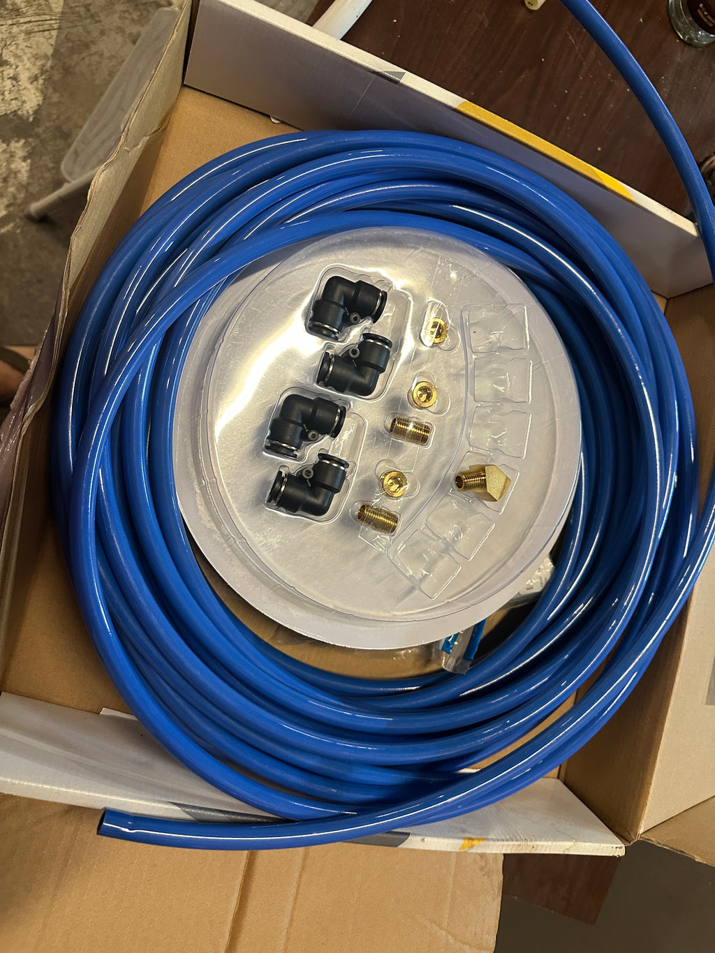 Lot 296 Compressed Air Tubing and Fittings