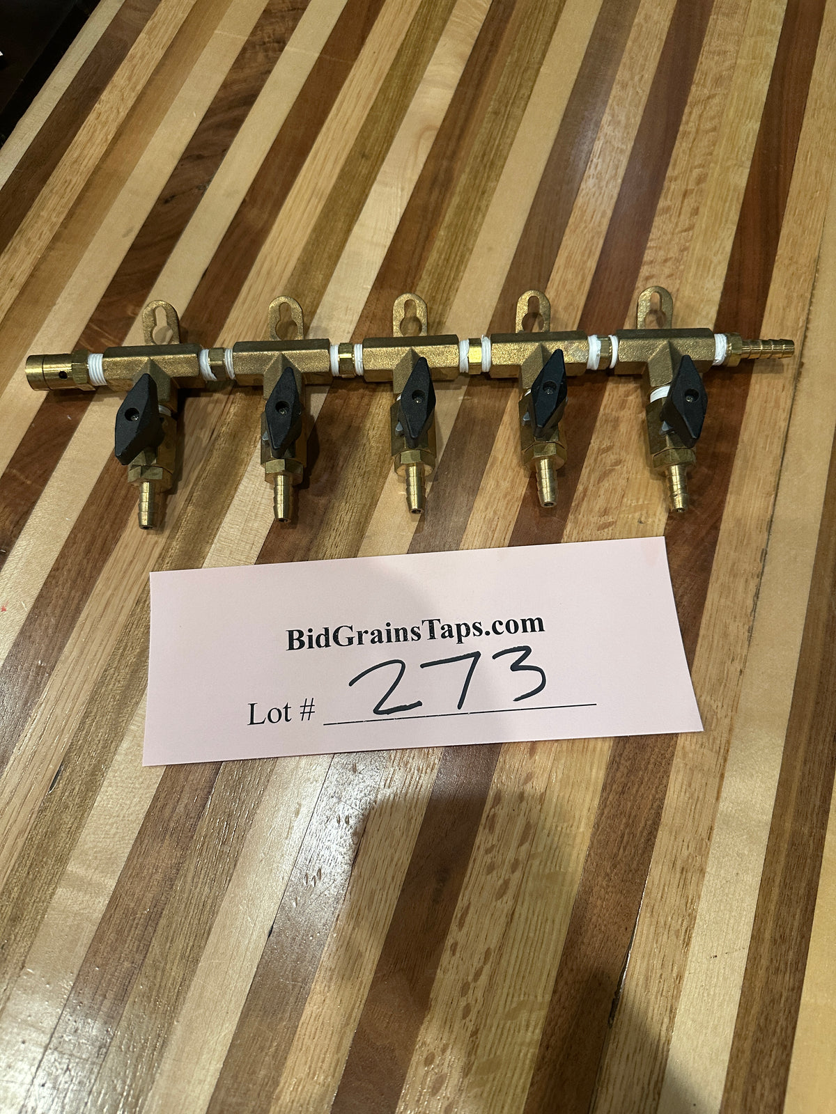 Lot 273 Five-way Gas Manifold