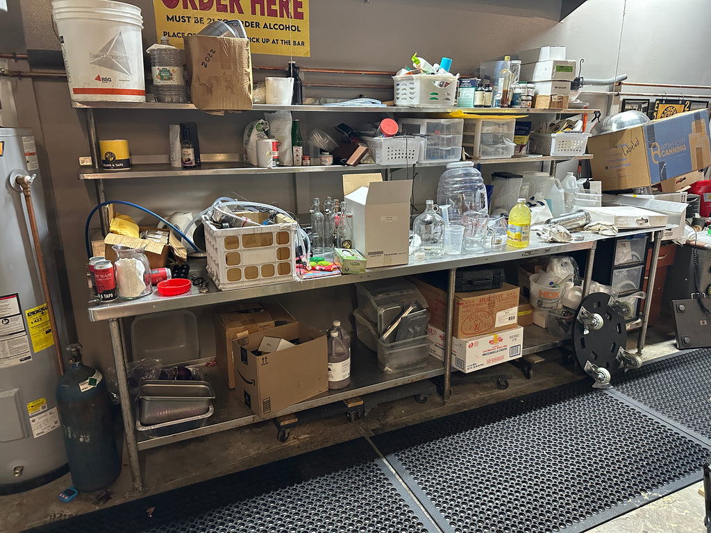 Lot 123 Long Metal Table