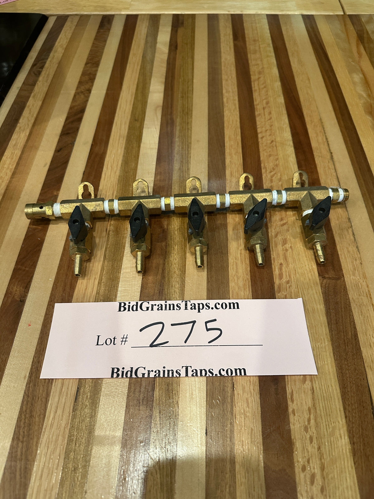 Lot 275 Five-way Gas Manifold