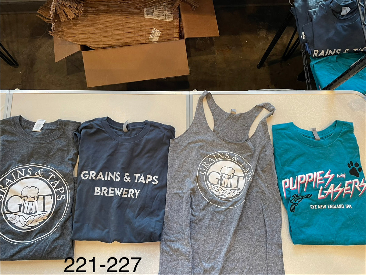 Lot 227 Shirts - G&T, G&T Brewery, G&T Halter,  Puppies with Lazers, M Shirts - G&T, G&T Brewery, G&T Halter,  Puppies with Lazers, M