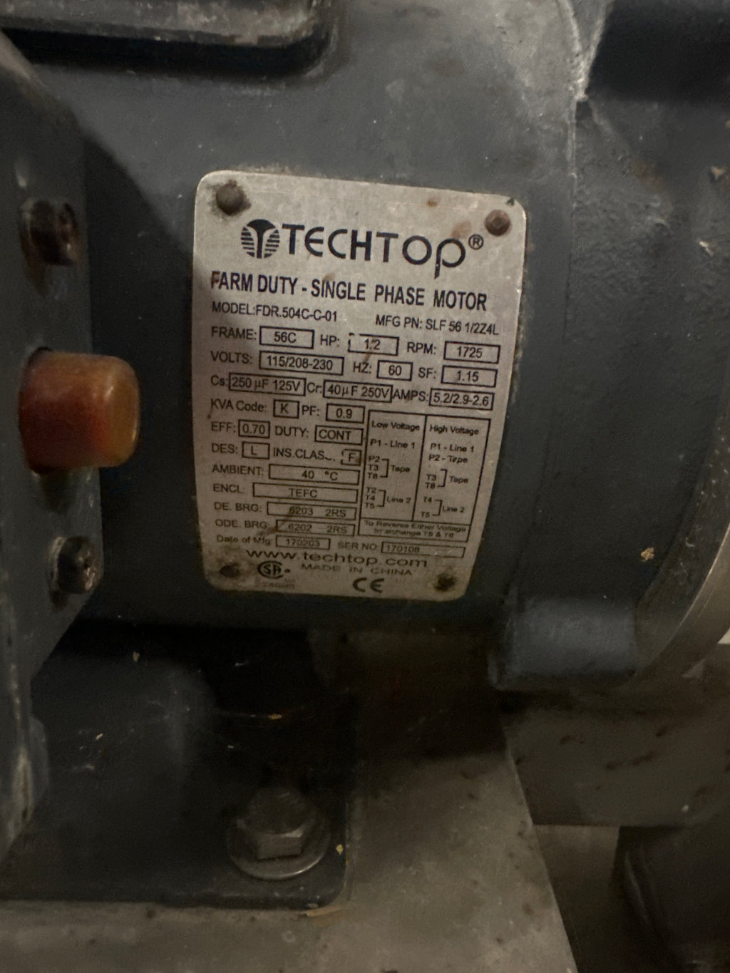 Lot 134 CIP Pump Cart