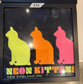 Lot 045 Framed T-Shirt - Neon Kittens - XXL