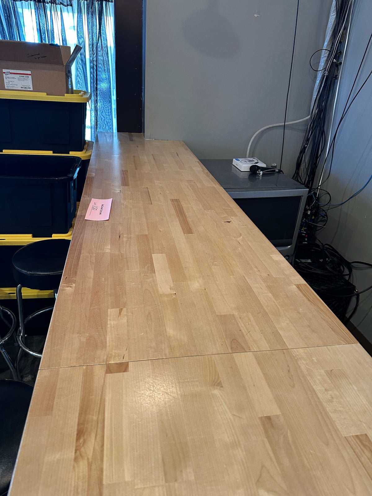 Lot 1100 Butcher Block Bar Top Section