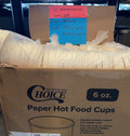 Lot 159 Paper Hot Food Cups and Lids