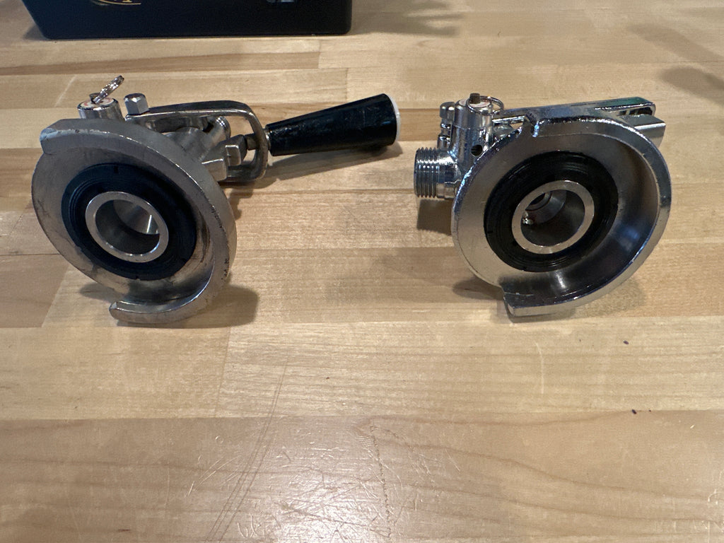 Lot 329 Pair of - German Keg Couplers - Need Parts