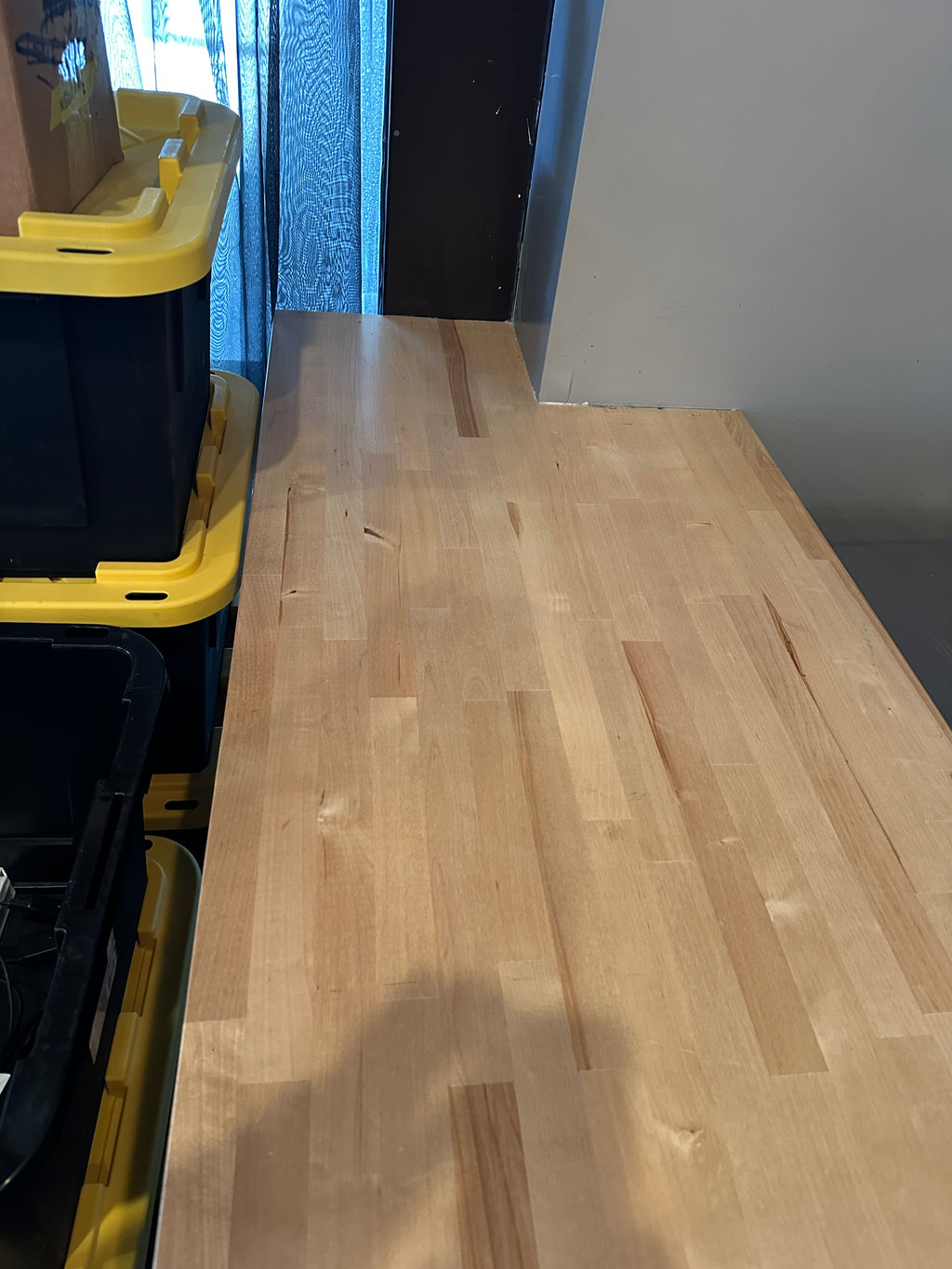 Lot 1100 Butcher Block Bar Top Section