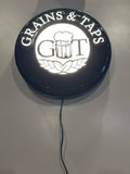 Lot 154 Light Up Sign - Black & White - 18"