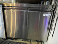 Lot 064 Avantco SS-WT-36F-HC 36" Two Door Worktop Freezer with 3 1/2" Backsplash
