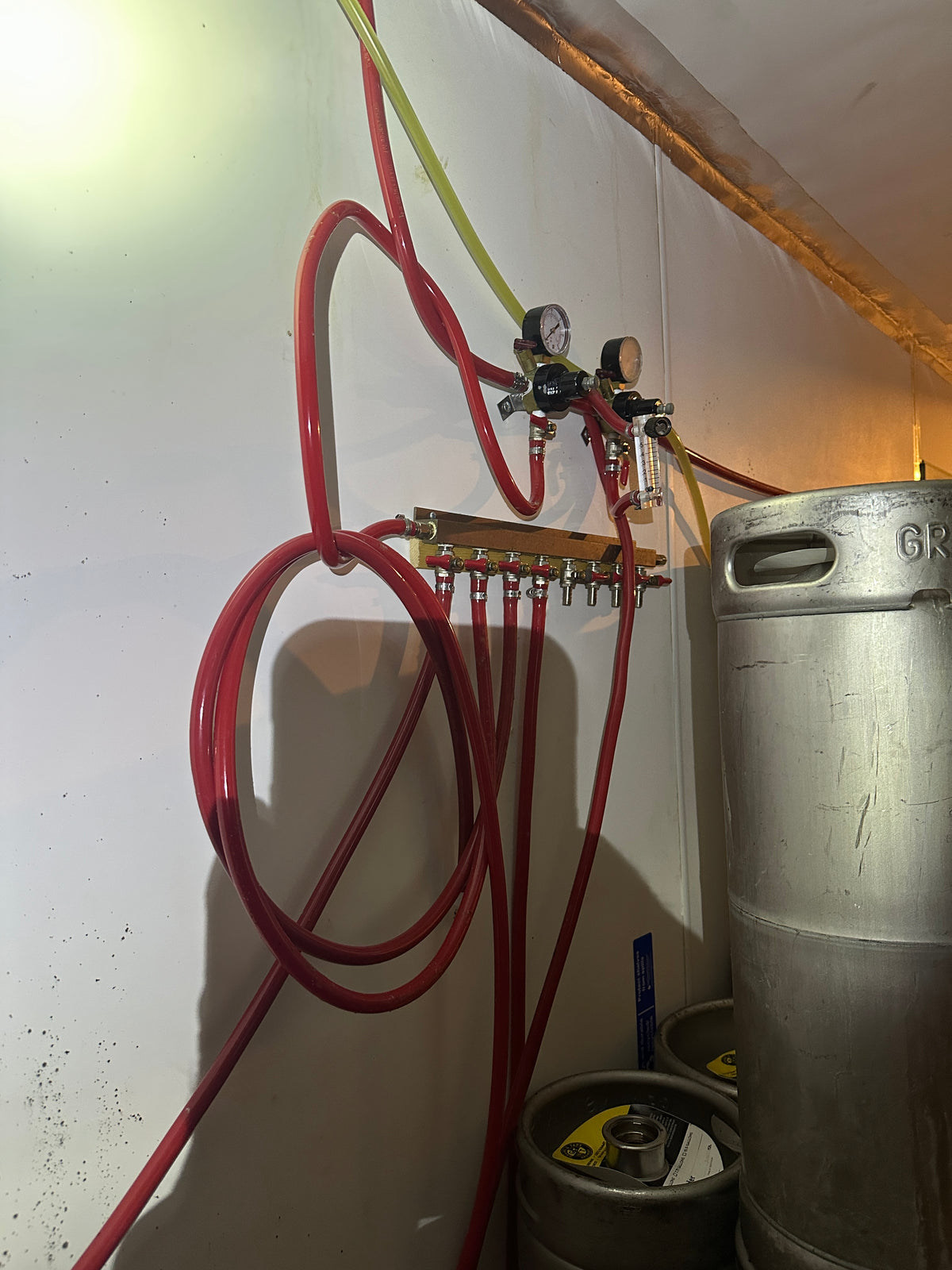 Lot 302 CO2 Distro in Walk-In