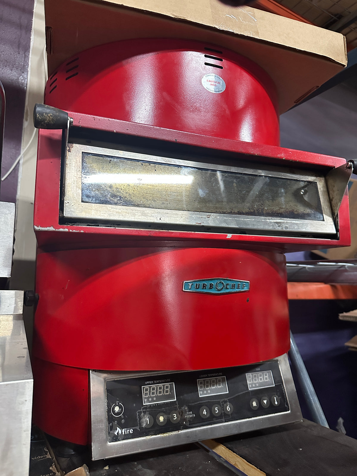 Lot 102 broken turbochef fire