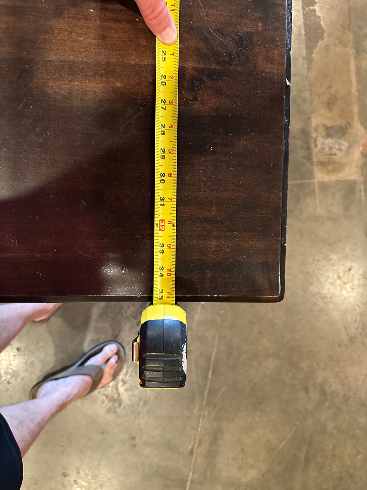 Lot 003 Wood Table 48x36