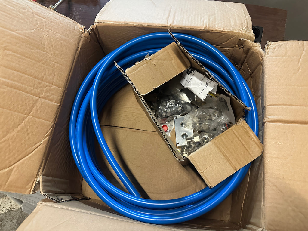 Lot 296 Compressed Air Tubing and Fittings