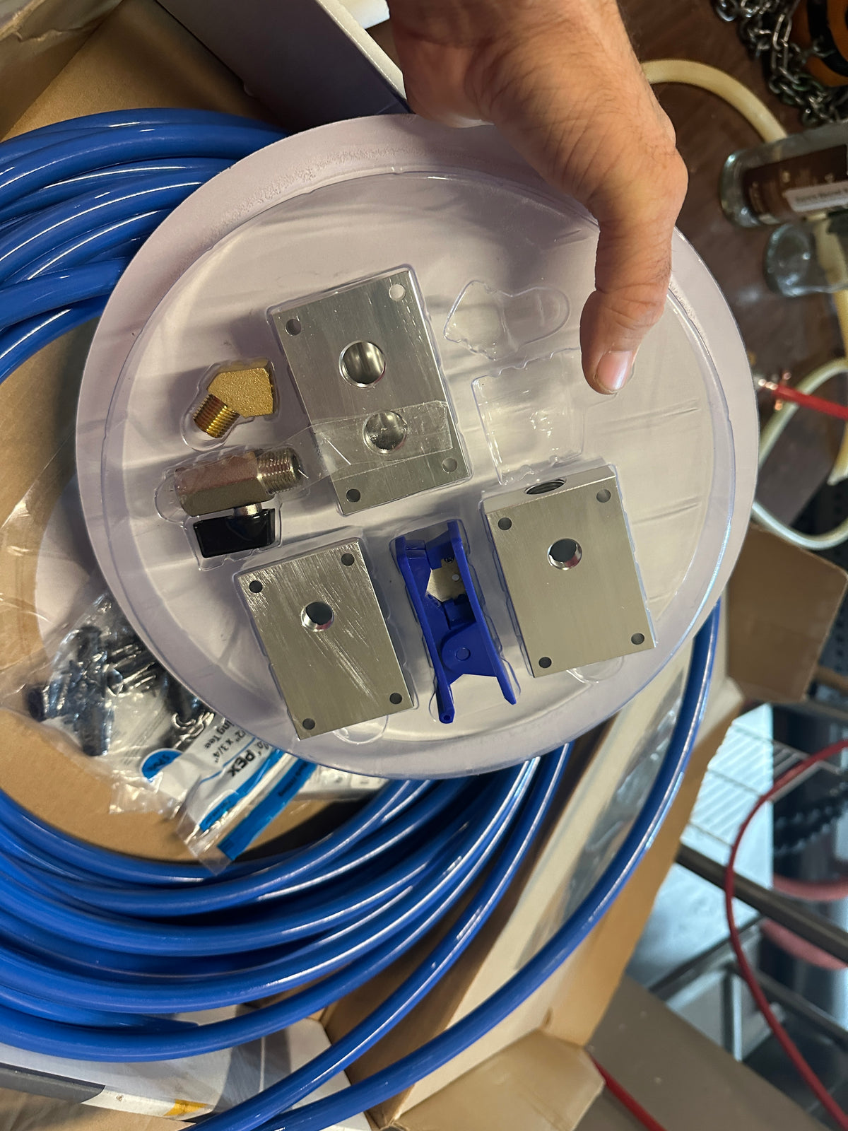 Lot 296 Compressed Air Tubing and Fittings