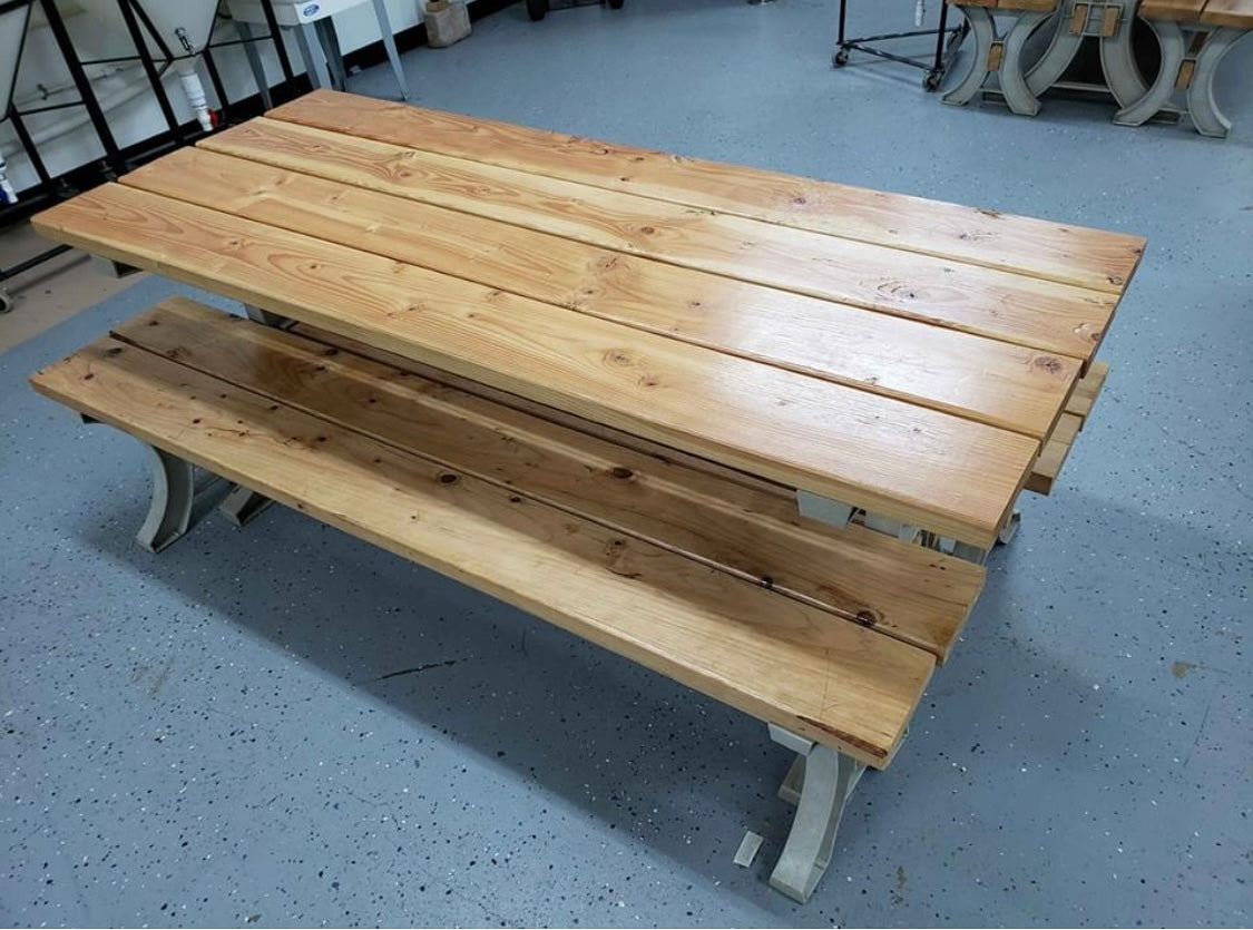 Lot 1909 Picnic Table Kit - 6' - SEE DESCRIPTION
