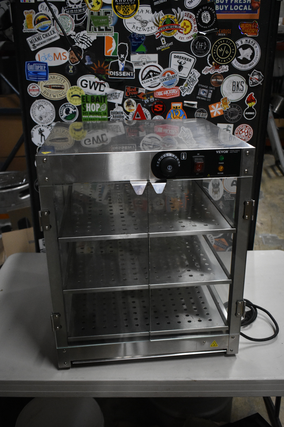 Lot 101 vevor pizza display case