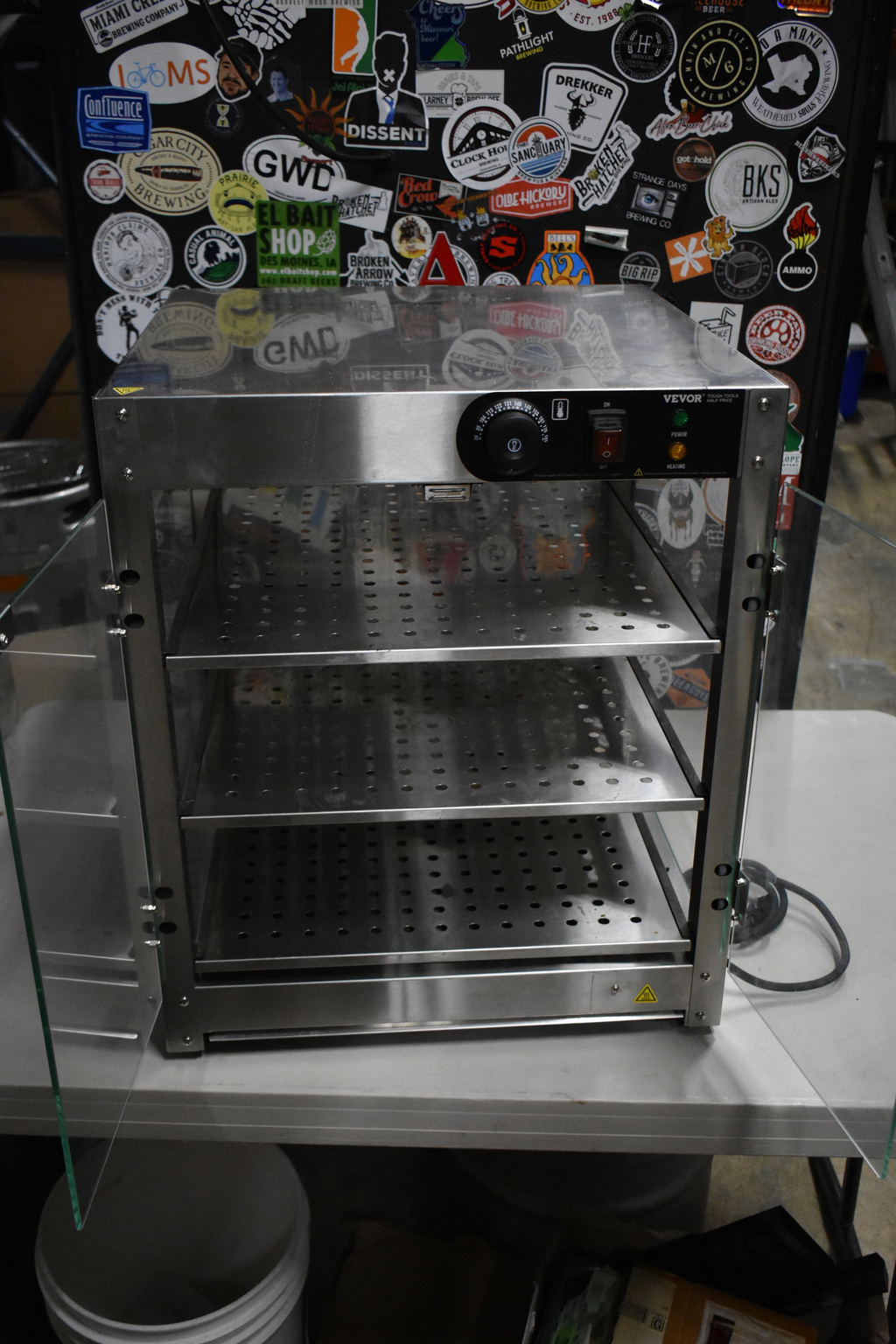 Lot 101 vevor pizza display case