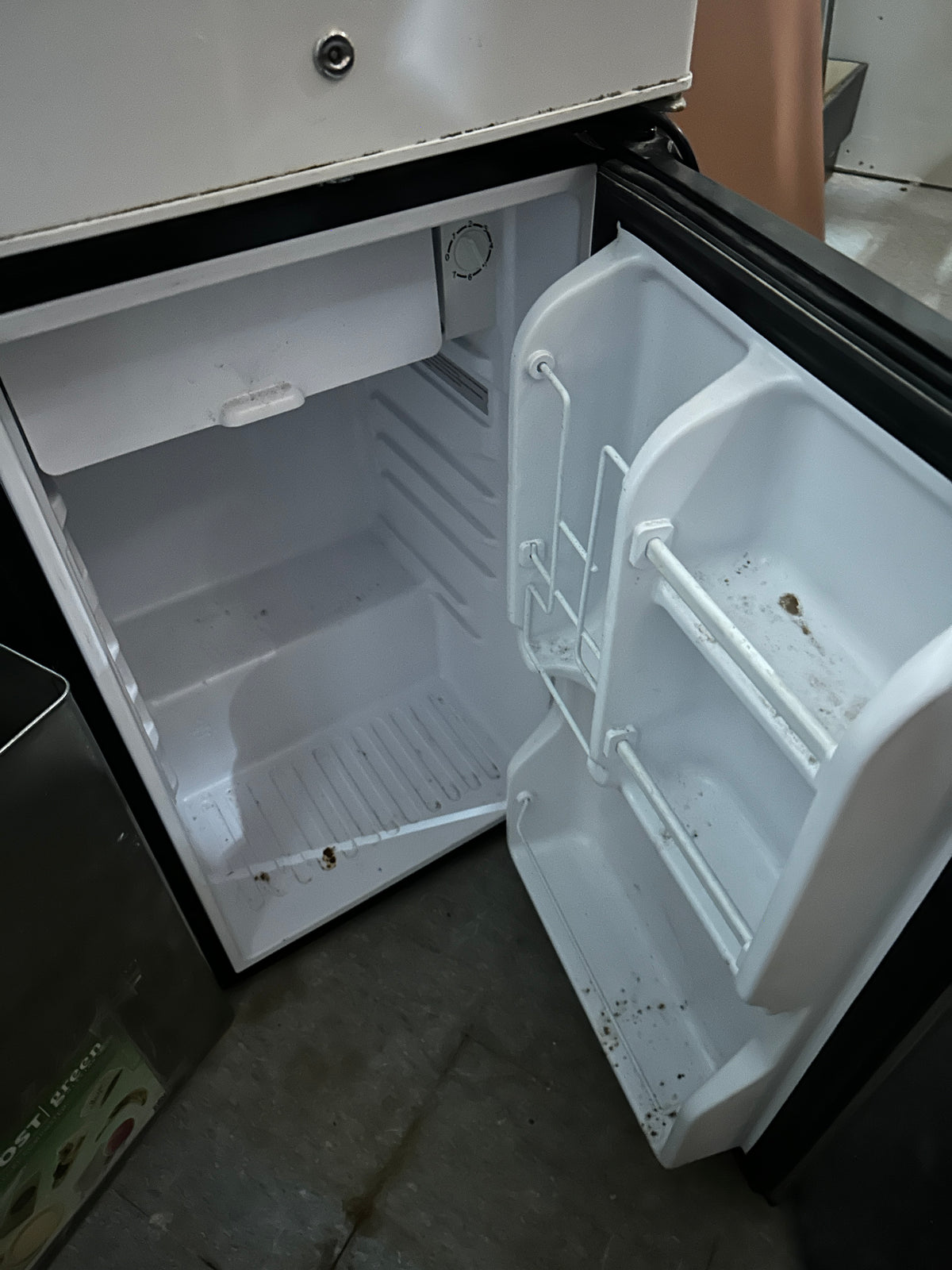 Lot 108 Silver Mini Fridge