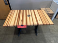 Lot 076 Butcher Block Table