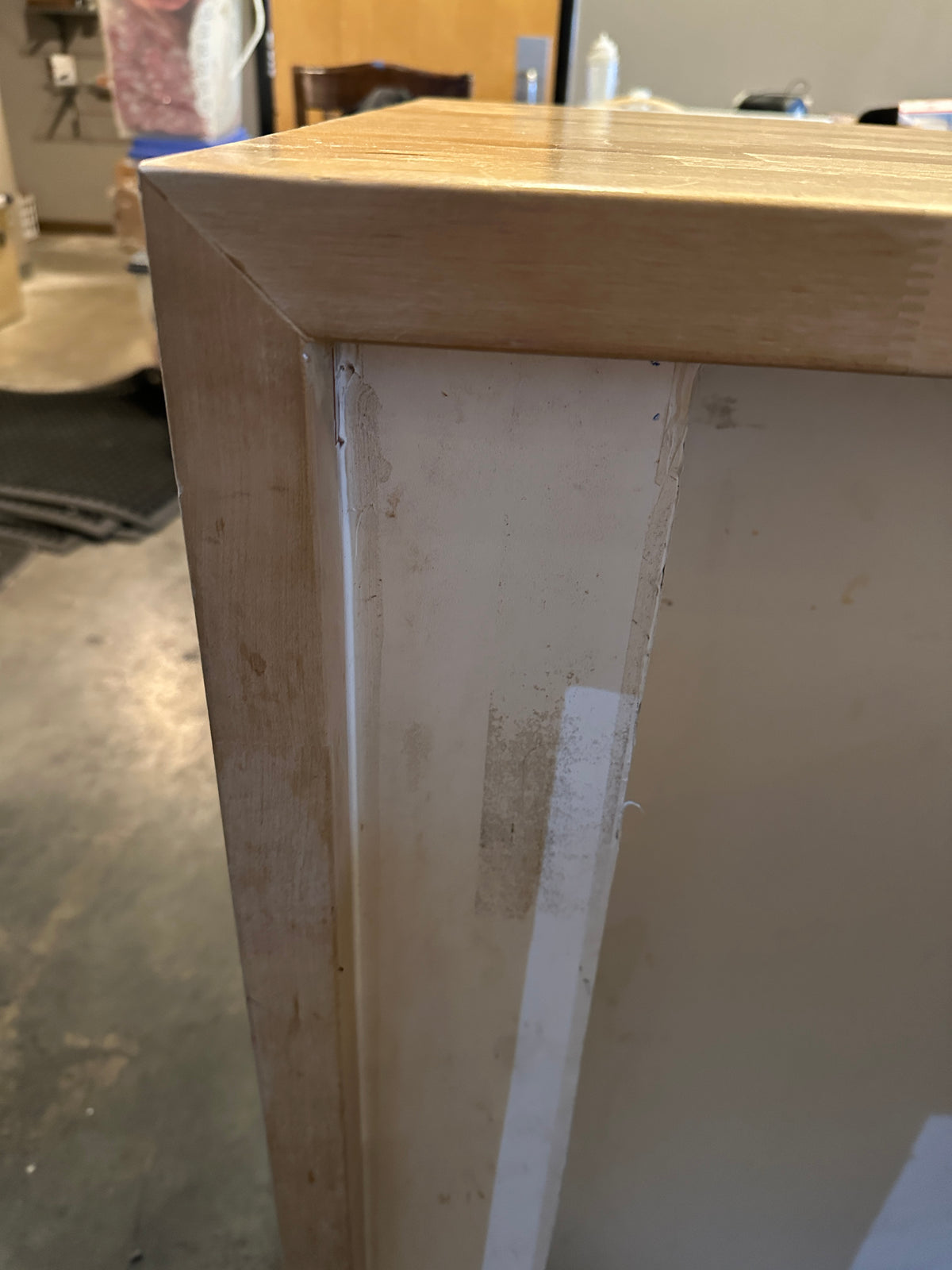 Lot 1106 Butcher Block Bar Waterfall