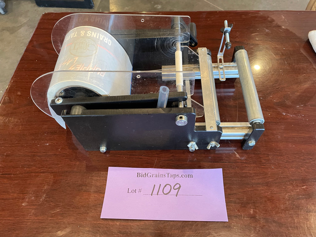 Lot 1109 Label Applicator