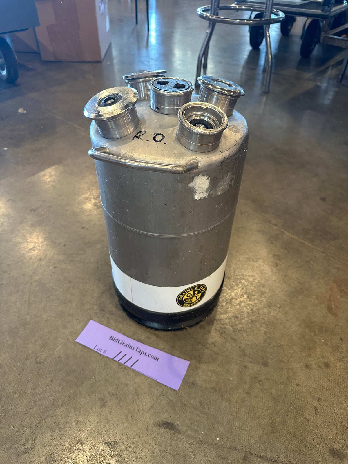 Lot 1111 Draft Cleaning Keg